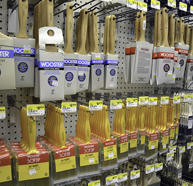 Paint Supply Brush Isle