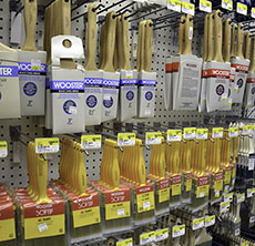 Paint Supply Brush Isle